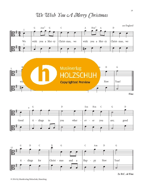 We Wish You A Merry Christmas